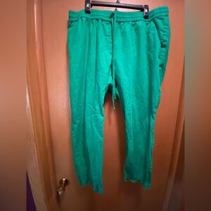 J. Crew Factory women’s plus size cotton-linen drawstring pants size 18